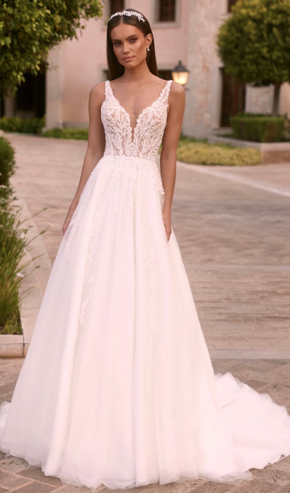 Brautkleid mit feinen Details